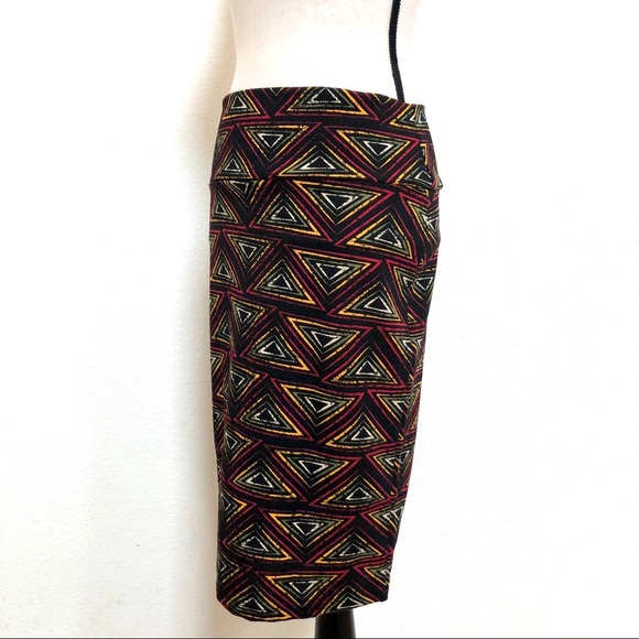 Lularoe Cassie pencil skirt Aztec Sz medium - Picture 5 of 7